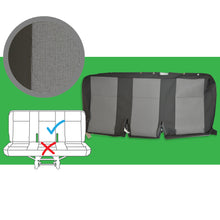 Load image into Gallery viewer, VW Transporter T6 & T5.1 OEM genuine original Austin Titanium Black Front & Rear Seat Covers replacements for seat re-trims repairs