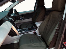 Load image into Gallery viewer, Land Rover Discovery Sport L550 Front Pair Waterproof Seat Covers Model Year 2014-2018 BLACK