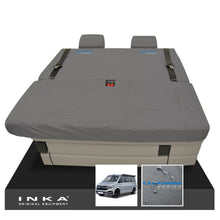 Load image into Gallery viewer, VW California Ocean/Coast/Beach/Surf Inka Fully Tailored Waterproof Seat Covers Grey Front & Rear With ISOFIX Fits T6.1 ,T6,T5.1 all model years fits with and without airbags