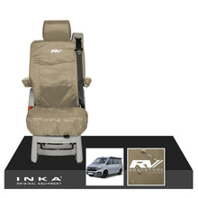Load image into Gallery viewer, VW California Ocean/Coast/Beach/Surf Inka Fully Tailored Waterproof Seat Covers Sand Rear Single Swivel Fits T6.1 ,T6,T5.1 all model years fits with and without airbags