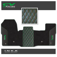 Load image into Gallery viewer, Ford Transit MK8/MK9 MY14 to Present Tailored Carpet Mat Black Fits All Derivatives Incl Jumbo - CV Racing Embroidery