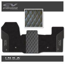 Load image into Gallery viewer, Ford Transit MK8/MK9 MY14 to Present Tailored Carpet Mat Black Fits All Derivatives Incl Jumbo - CV Professional Embroidery