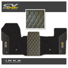 Load image into Gallery viewer, Ford Transit MK8/MK9 MY14 to Present Tailored Carpet Mat Black Fits All Derivatives Incl Jumbo - CV Sport Embroidery