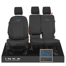 Load image into Gallery viewer, Ford Transit Connect INKA Front Set 1+2 Tailored Waterproof Seat Covers Black MY13-24
