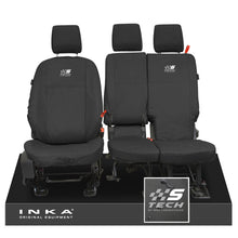 Load image into Gallery viewer, Ford Transit Connect INKA Front Set 1+2 Tailored Waterproof Seat Covers Black MY13-24