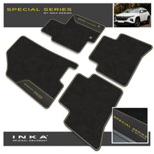 Load image into Gallery viewer, Hyundai Tucson MHEV Car Mats (Front & Rear Set) with Premium Carpet & OEM Leatherette Fits MY20 Onwards