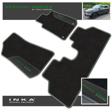 Load image into Gallery viewer, Kia E-NIRO Car Mats (Front & Rear Set) with Premium Carpet & OEM Leatherette Fits MY18-22