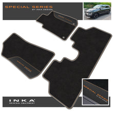 Load image into Gallery viewer, Kia E-NIRO Car Mats (Front & Rear Set) with Premium Carpet & OEM Leatherette Fits MY18-22