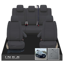 Load image into Gallery viewer, Range Rover SPORT L320 MK1 Front & Rear Set with Center Armrest Tailored Waterproof Seat Covers Black MY05-13