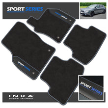 Load image into Gallery viewer, SEAT Leon Tailored Car Mats (Front & Rear Set) with Premium Carpet & OEM Leatherette Fits MY 2020 Onwards