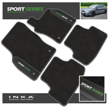 Load image into Gallery viewer, SEAT Leon Tailored Car Mats (Front & Rear Set) with Premium Carpet & OEM Leatherette Fits MY 2020 Onwards