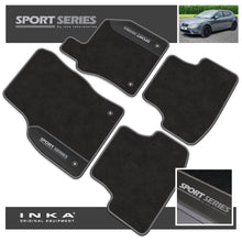 Load image into Gallery viewer, SEAT Leon Tailored Car Mats (Front & Rear Set) with Premium Carpet & OEM Leatherette Fits MY 2020 Onwards
