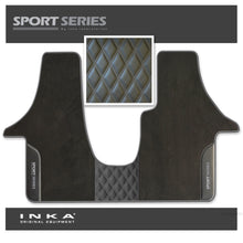 Load image into Gallery viewer, Volkswagen VW Transporter T6 & T6.1 Panel Van & Kombi Bentley Leatherette Front Carpet Floor Mat-MY19 to Present (No Fixings)
