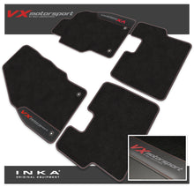 Load image into Gallery viewer, Vauxhall Corsa D Car Mats (Front & Rear Set) with Premium Carpet & OEM Leatherette, Fits MY07 to MY14