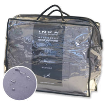 Load image into Gallery viewer, Nissan Pulsar Rear Set 60/40 Split Tailored Waterproof Seat Covers Grey MY14-16