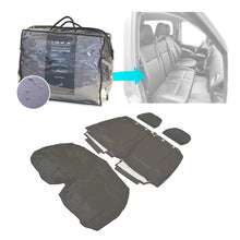 Load image into Gallery viewer, Mercedes Benz Vito V-Class W639 1st Row Double Seat Waterproof Seat Cover Grey - Without Centre Armrest & Standard Headrest