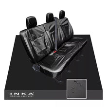 Load image into Gallery viewer, Renault Trafic X82 2nd Row 2+1 Tailored Waterproof Seat Covers Black MY14-18