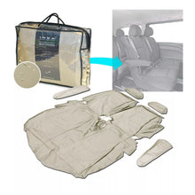 Load image into Gallery viewer, Mercedes Benz Vito V Class W639 2nd & 3rd Row Double Waterproof Seat Cover Beige
