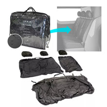 Load image into Gallery viewer, Nissan Primastar 2nd Row 2+1 60/40 Tailored Waterproof Seat Covers Black MY 22+