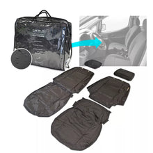 Load image into Gallery viewer, Nissan NV200 Front 1+1 INKA Fully Tailored Waterproof Seat Covers Black MY09-12