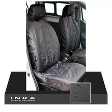 Load image into Gallery viewer, Nissan NV200 Front 1+1 INKA Fully Tailored Waterproof Seat Covers Black MY09-12