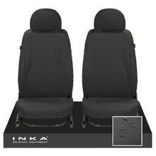 Load image into Gallery viewer, Land Rover Defender Front Set L316 INKA Tailored Waterproof Sear Covers Black-Fits 90/110- MY-07-16