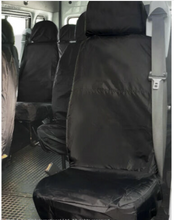 Load image into Gallery viewer, Ford Transit MK7 Minibus INKA Front & Rear Waterproof Seat Covers In Grey MY 2010 - 2014