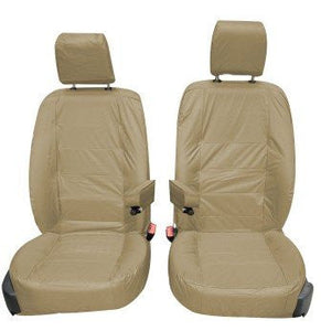 Land Rover Discovery 3 Front Pair INKA Tailored Waterproof Seat Covers Almond L319 MY05-09