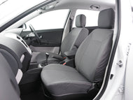 Vauxhall Corsa D Inka Fully Tailored Waterproof Seat Covers Front Set Grey MY06-14