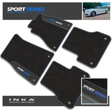 Load image into Gallery viewer, Audi A6 Tailored Car Mats (Front &amp; Rear Set) with Premium Carpet &amp; OEM Leatherette Fits MY 2011-2019
