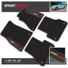Load image into Gallery viewer, Audi A6 Tailored Car Mats (Front &amp; Rear Set) with Premium Carpet &amp; OEM Leatherette Fits MY 2011-2019
