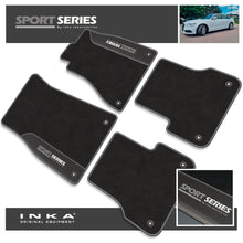 Load image into Gallery viewer, Audi A6 Tailored Car Mats (Front &amp; Rear Set) with Premium Carpet &amp; OEM Leatherette Fits MY 2011-2019
