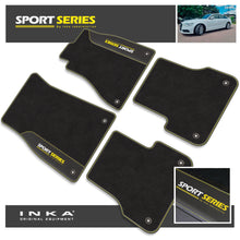 Load image into Gallery viewer, Audi A6 Tailored Car Mats (Front &amp; Rear Set) with Premium Carpet &amp; OEM Leatherette Fits MY 2011-2019
