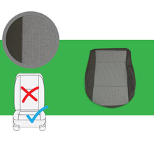 Load image into Gallery viewer, VW Transporter T6 &amp; T5.1 OEM genuine original Austin Titanium Black Front &amp; Rear Seat Covers replacements for seat re-trims repairs
