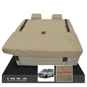 VW California Ocean/Coast/Beach/Surf Inka Fully Tailored Waterproof Seat Covers Sand Front & Rear With ISOFIX Fits T6.1 ,T6,T5.1 all model years fits with and without airbags