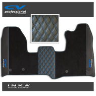 Ford Transit Custom INKA Professional Tailored Carpet Mat Black MY-12-23 (Choice of 7 Colours) - CV Professional Embroidery