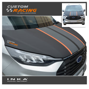 The All New Ford Transit Custom INKA Custom Racing Bonnet Cover Stone Chip Protector ( Choice of 3 Colours )