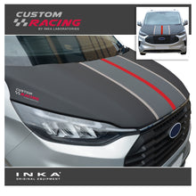 Load image into Gallery viewer, The All New Ford Transit Custom INKA Custom Racing Bonnet Cover Stone Chip Protector ( Choice of 3 Colours )
