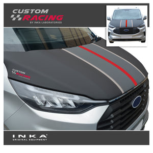 The All New Ford Transit Custom INKA Custom Racing Bonnet Cover Stone Chip Protector ( Choice of 3 Colours )