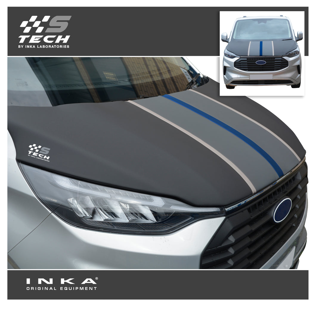 The All New Ford Transit Custom INKA S-TECH Bonnet Cover Stone Chip Protector ( Choice of 3 Colours )