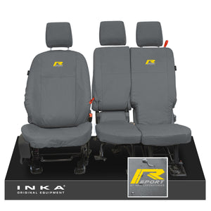 Ford Transit Connect INKA Front Set 1+2 Tailored Waterproof Seat Covers Grey MY13-24