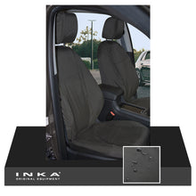 Load image into Gallery viewer, Land Rover Discovery Sport L550 Front Pair Waterproof Seat Covers Model Year 2014-2018 BLACK
