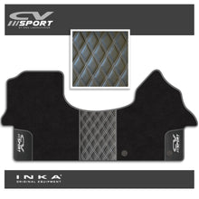 Load image into Gallery viewer, Mercedes Benz Sprinter INKA CV Sport Bentley Leatherette Front Tailored Carpet Mat Black MY18 To Present
