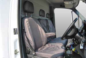 Mercedes Benz Sprinter Front Set 1+2 INKA Tailored Waterproof Seat Covers Grey MY06-18