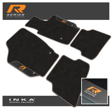 Load image into Gallery viewer, VW Polo Car Mats (Front &amp; Rear Set) with Premium Carpet &amp; OEM Leatherette,  Fits MY09 to MY18
