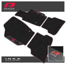 Load image into Gallery viewer, VW Polo Car Mats (Front &amp; Rear Set) with Premium Carpet &amp; OEM Leatherette,  Fits MY09 to MY18
