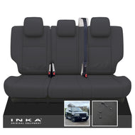 Range Rover SPORT L320 MK1 Rear Tailored Waterproof Seat Covers with Center Armrest Black MY05-13