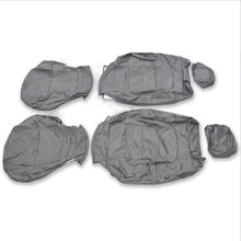 Load image into Gallery viewer, Jaguar F-PACE X761 Front &amp; Rear Tailored Waterproof Seat Covers Grey MY16-20 With Logos
