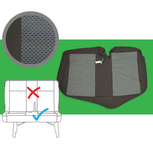 VW Transporter T6 & T5.1 OEM Genuine Original Simora Titanium Black front & rear seat covers replacements for seat re-trims repairs
