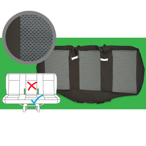 VW Transporter T6 & T5.1 OEM Genuine Original Simora Titanium Black front & rear seat covers replacements for seat re-trims repairs